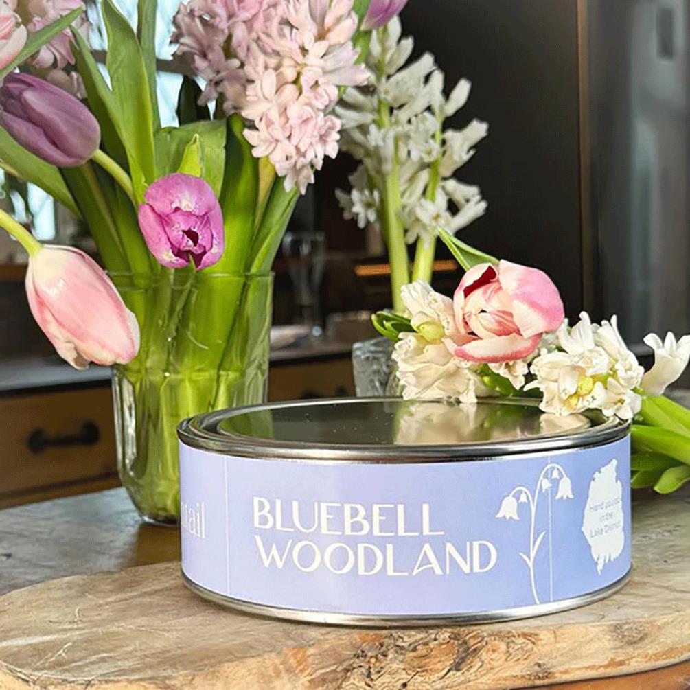 Pintail Candles Bluebell Woodland Triple Wick Tin Candle Extra Image 3